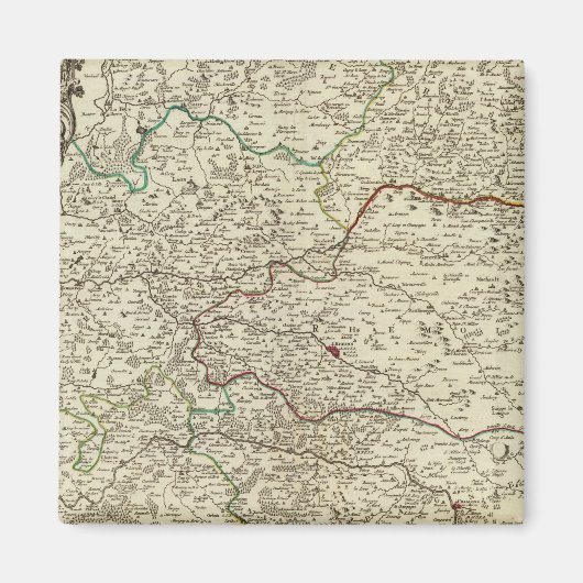 Champagner, Frankreich 3 Magnet (Vorne)