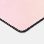 Champagner gefroren Pfirsichfarben Lila Ombré mit Schreibtischunterlage (Ecke)