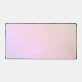 Champagner gefroren Pfirsichfarben Lila Ombré mit Schreibtischunterlage (Vorderseite)