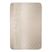 Champagner Gemustert Design Badematte (Vorderseite Vertikal)