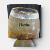 Champagner Geschmack Bier Budget Spaß Mattiert Gla Dosenkühler (Rückseite)