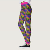 Champagner glänzt strahlende Leggings. Leggings (Links)