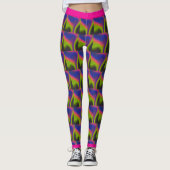 Champagner glänzt strahlende Leggings. Leggings (Vorderseite)
