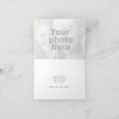 Champagner Glas 4. Hochzeitstag Kunstkarte Karte (Innenseite)