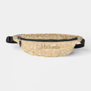 Champagner-Glitzer Glitzern Individuelle Name Bauchtasche