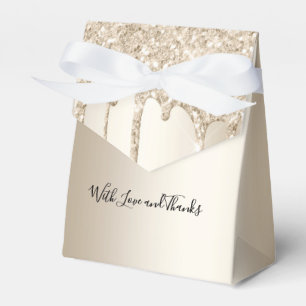 Champagner Glitzer Tropfen Dripping Glitzer Weddin Geschenkschachtel
