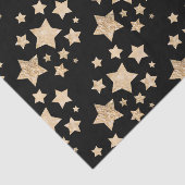 Champagner gold Glitzer Glitzern Stars Seidenpapier (Ausschnitt)