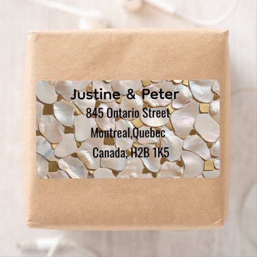 Champagner-Gold-Perl-Mosaik (Insitu)
