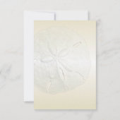 Champagner Gold Sand Dollar Gute Karten (Rückseite)