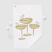 Champagner  golfhandtuch (Insitu)