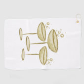 Champagner  golfhandtuch (Horizontal)