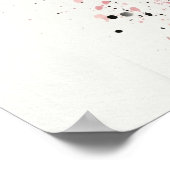Champagner Graffiti Poster (Ecke)