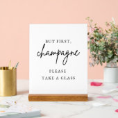 Champagner-Hochzeits-Schild Acrylschild (Hochzeit)