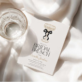 Champagner-Hochzeitsbrunch-Einladung Einladung