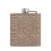 Champagner-Imitate Nadeln Vinyl Flachmann (Rückseite)