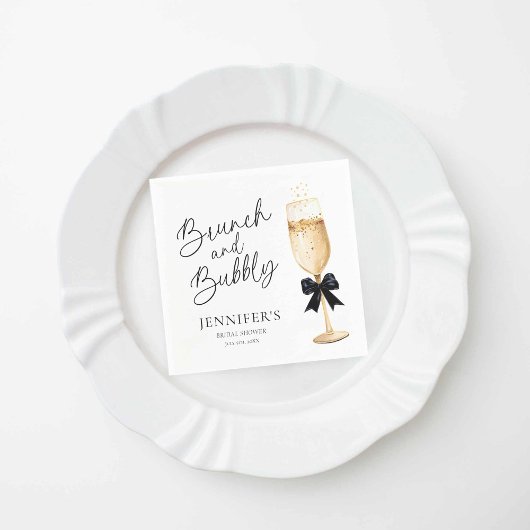 Champagner-Junggesellinnen-Abschied Serviette