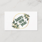 Champagner & Kraut, Silvester Party Ticket Begleitkarte (Vorderseite)