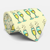 Champagner Krawatte (Gerollt)