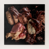 Champagner & Macarons Puzzle (Horizontal)
