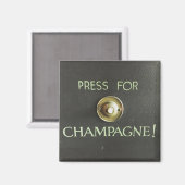 Champagner Magnet (Vorderseite/Rückseite)