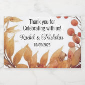 Champagner-Miniflaschen sind personalisiert Schaumweinetikett (Einzelnes Label)