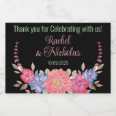 Champagner-Miniflaschen sind personalisiert Schaumweinetikett (Einzelnes Label)