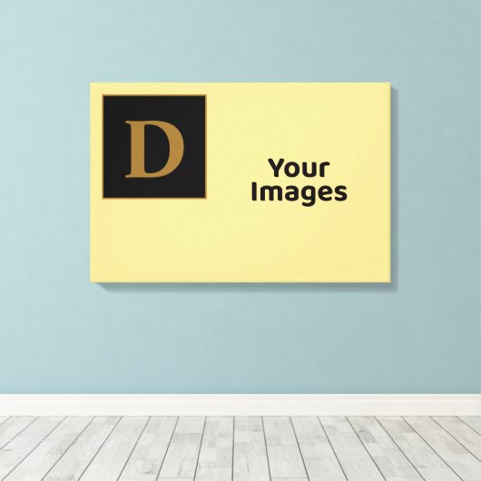 Champagner mit Erstklassiges Foto-Display der Gold Leinwanddruck (Insitu (Holzboden))