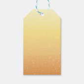 Champagner mit Tiny Bubbles Geschenkanhänger (Vorderseite)