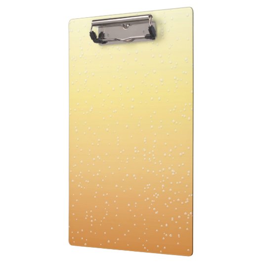 Champagner mit Tiny Bubbles Klemmbrett (Links)