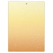 Champagner mit Tiny Bubbles Klemmbrett (Rückseite)