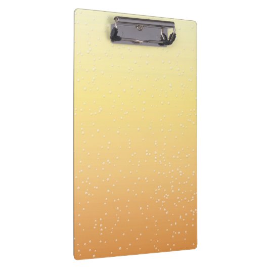 Champagner mit Tiny Bubbles Klemmbrett (Rechts)