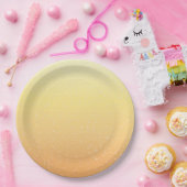 Champagner mit Tiny Bubbles Pappteller (Party)