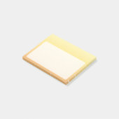 Champagner mit Tiny Bubbles Post-it Klebezettel (angewinkelt)