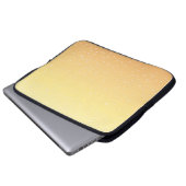 Champagner mit winzigen Bläschen Kunst Laptopschutzhülle (Vorne Knopf)