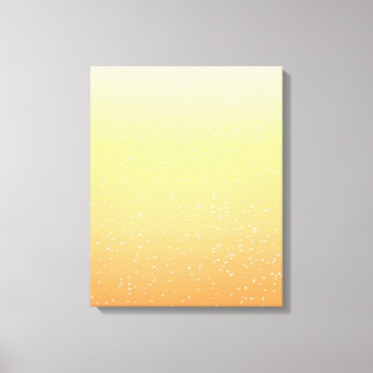 Champagner mit winzigen Bläschen Kunst Leinwanddruck (Vorderseite)