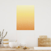 Champagner mit winzigen Bläschen Kunst Poster (Küche)