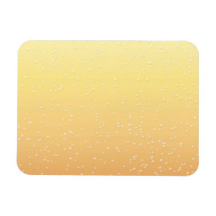 Champagner mit winzigen Blasen Hintergrund Kunst Magnet