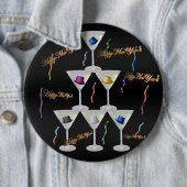 Champagner-Neujahrsfest - Button (Beispiel)