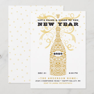 Champagner-Party Einladung