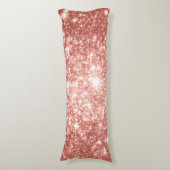 Champagner Peach Stars Kissen (Vorderseite Vertikal)