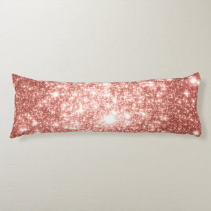 Champagner-Pfirsich-Sterne-Body-Pillow Seitenschläferkissen