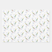 Champagner-Resolutionen Neujahr Geschenkpapier Set (Vorderseite)