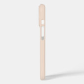 Champagner-Rosa Einfarbige Farbe Case-Mate iPhone Hülle (Rückseite / Links)