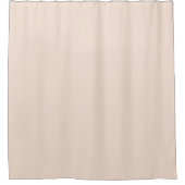 Champagner Rosa Einfarbige Farbe Duschvorhang (Vorderseite)