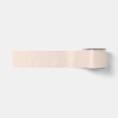 Champagner-Rosa Einfarbige Farbe Satinband (Vorderseite)