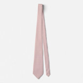 Champagner Rosa Gitter Krawatte (Vorderseite)