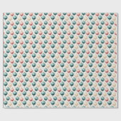 Champagner Rosa und Gold Geschenkpapier (Flach)