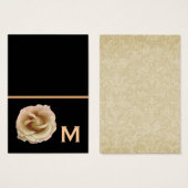 Champagner-Rose Hochzeitsmarken oder ein Hinweis f (Vorne & Hinten)