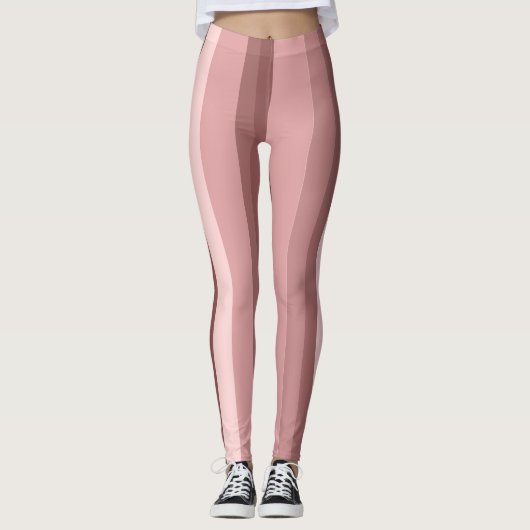 Champagner-Rose Leggings (Vorderseite)