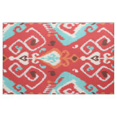 Champagner-Rot-Türkis-Kat-Stammesmuster Stoff (Fat Quarter (45,7 x 55,9 cm))